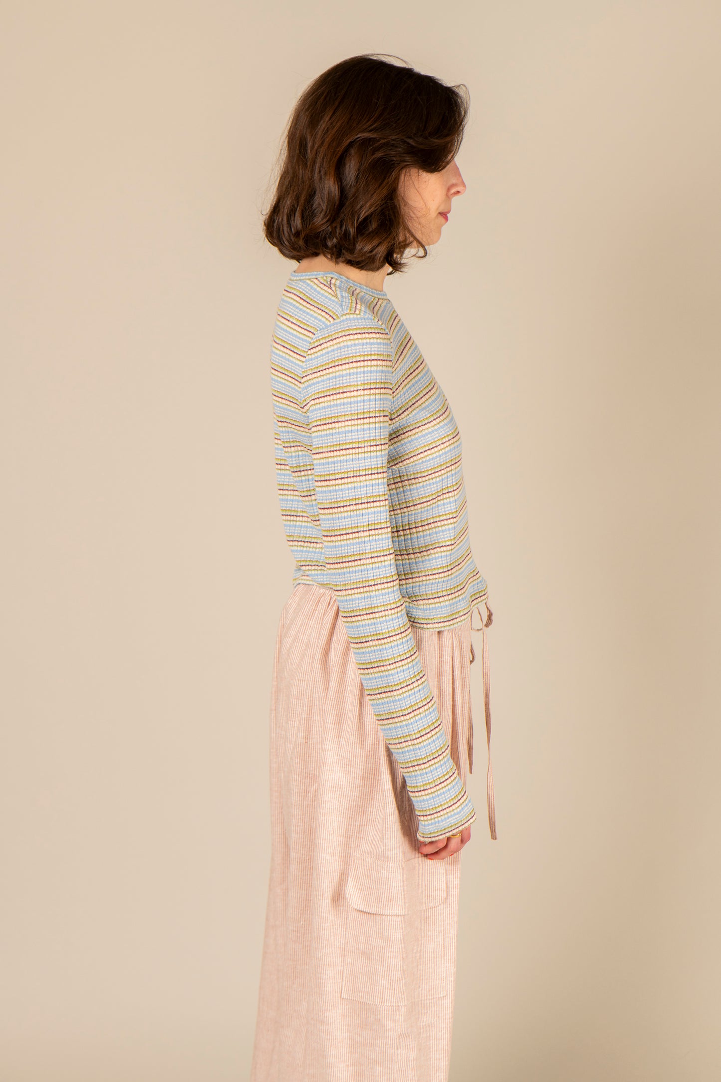 pista striped top