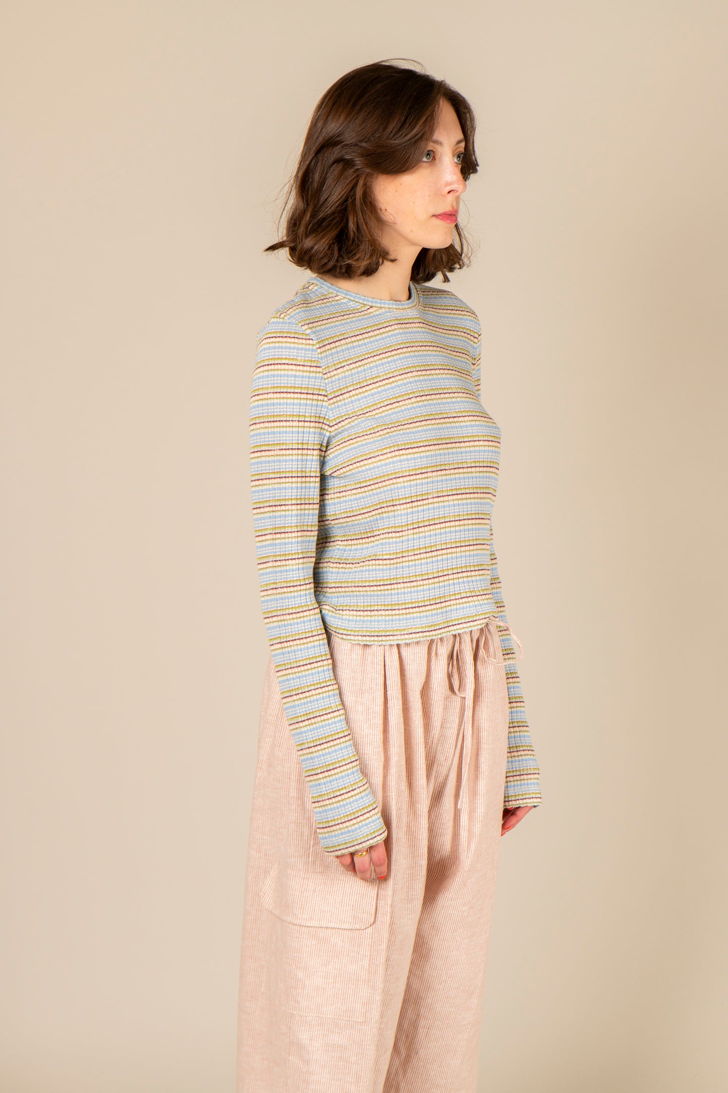 pista striped top