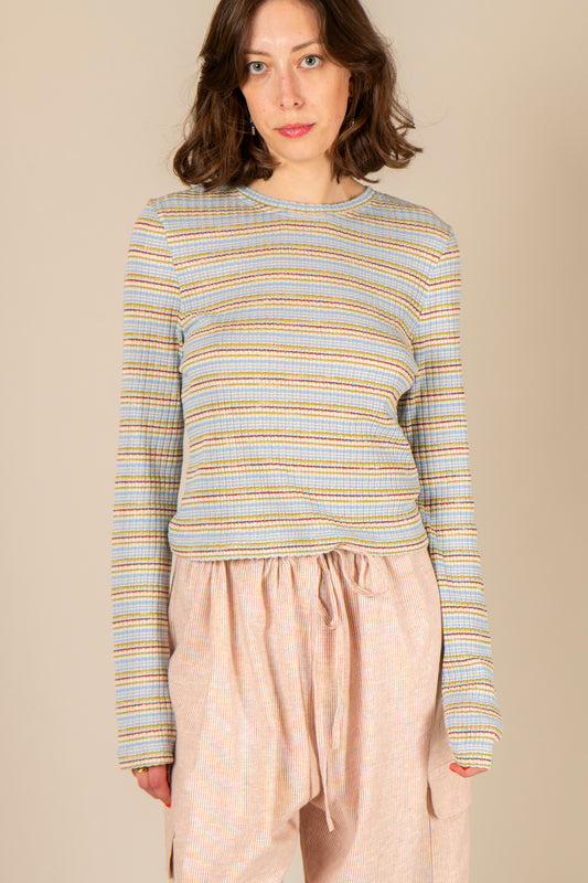 pista striped top