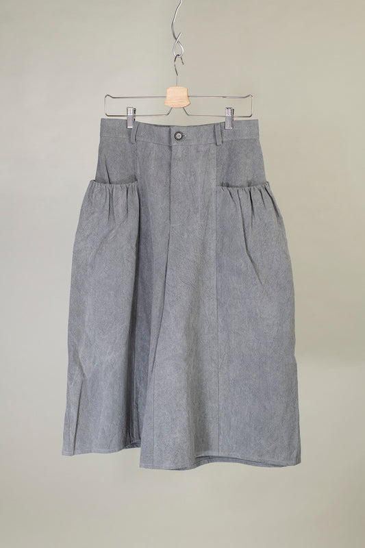 Gathered Wide Leg Culotte