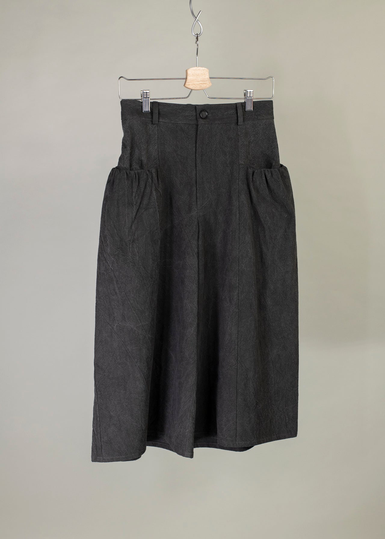 Gathered Wide Leg Culotte
