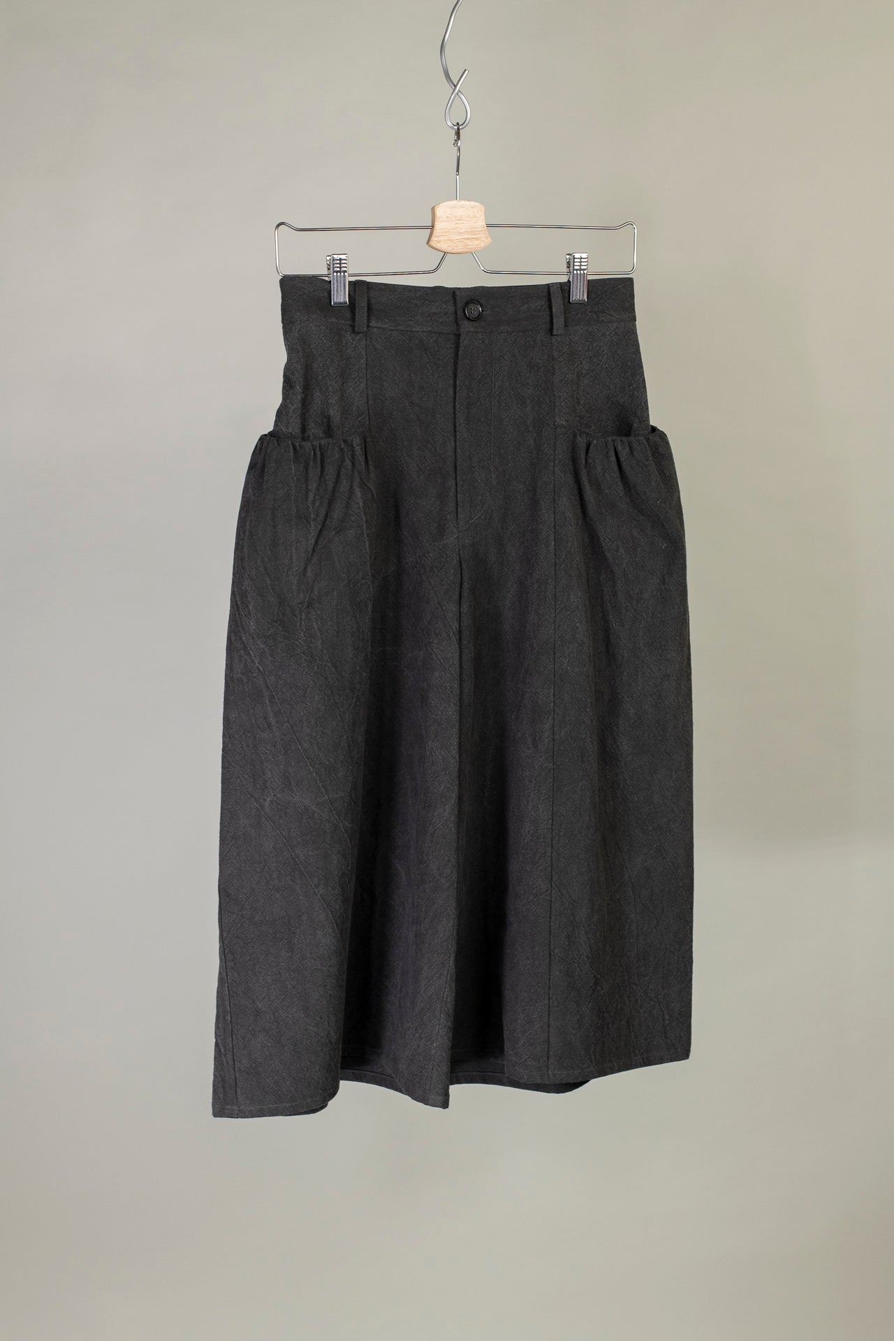 Gathered Wide Leg Culotte