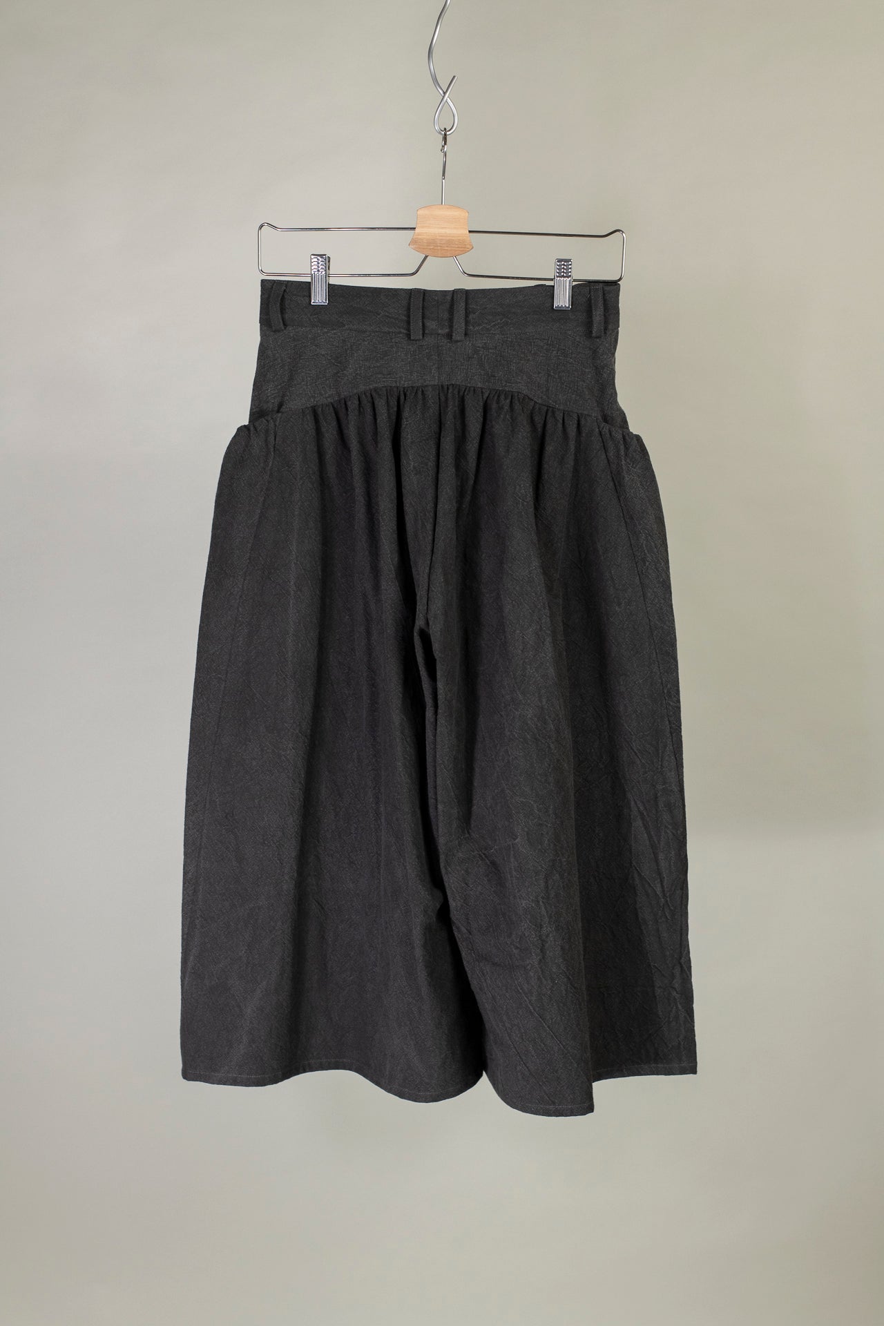 Gathered Wide Leg Culotte