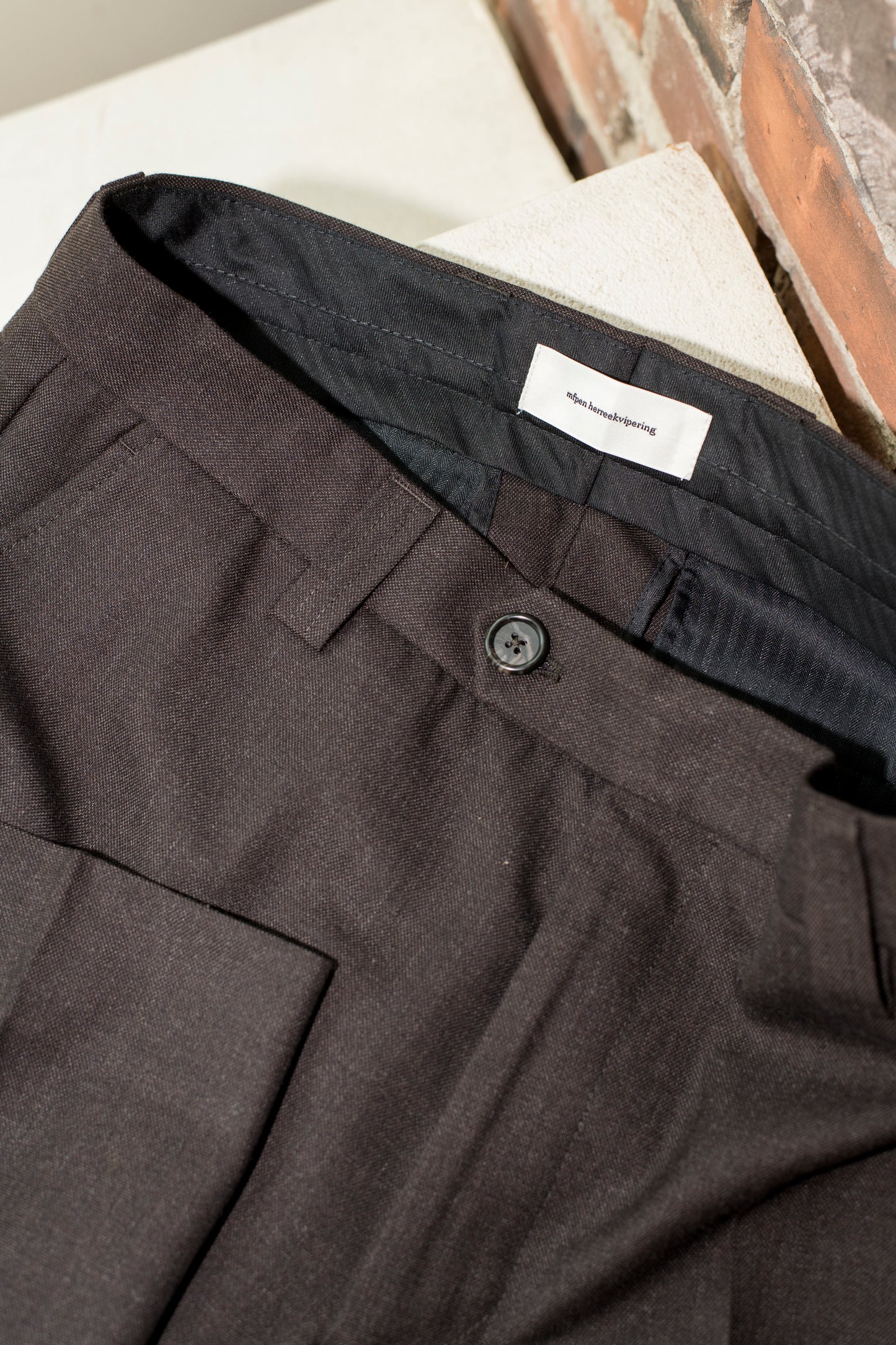 Study Trousers Deep brown