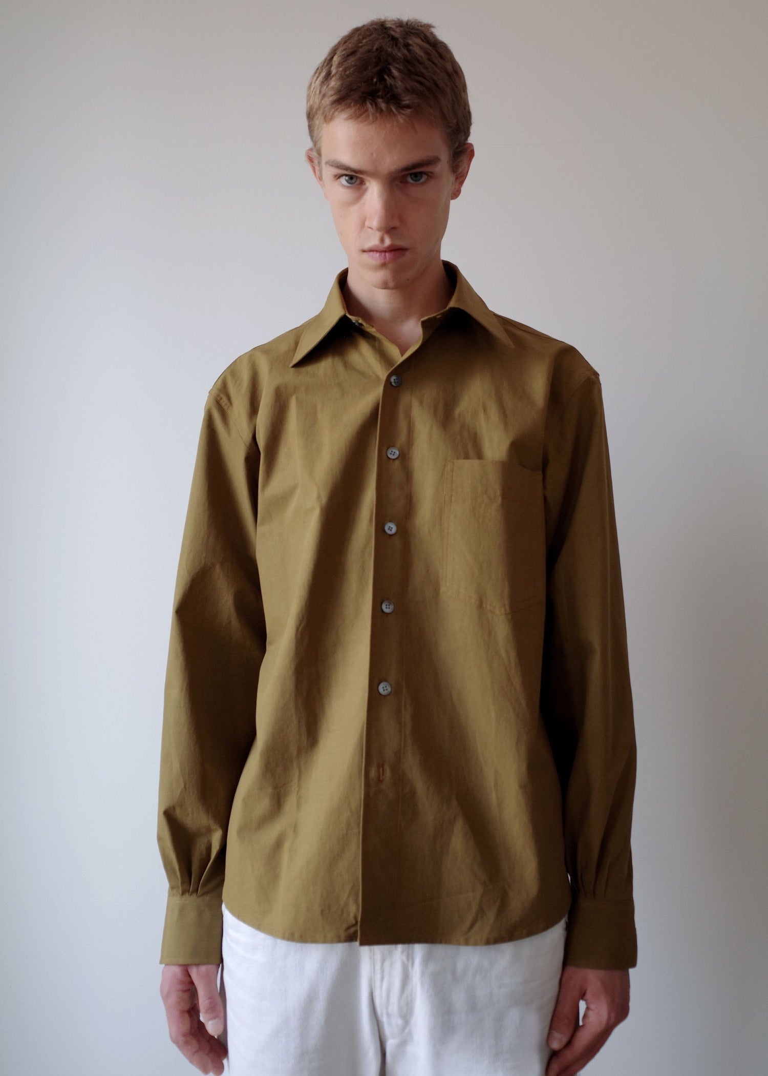 Camisas Manolo Olive Sobrecamisa Shirt
