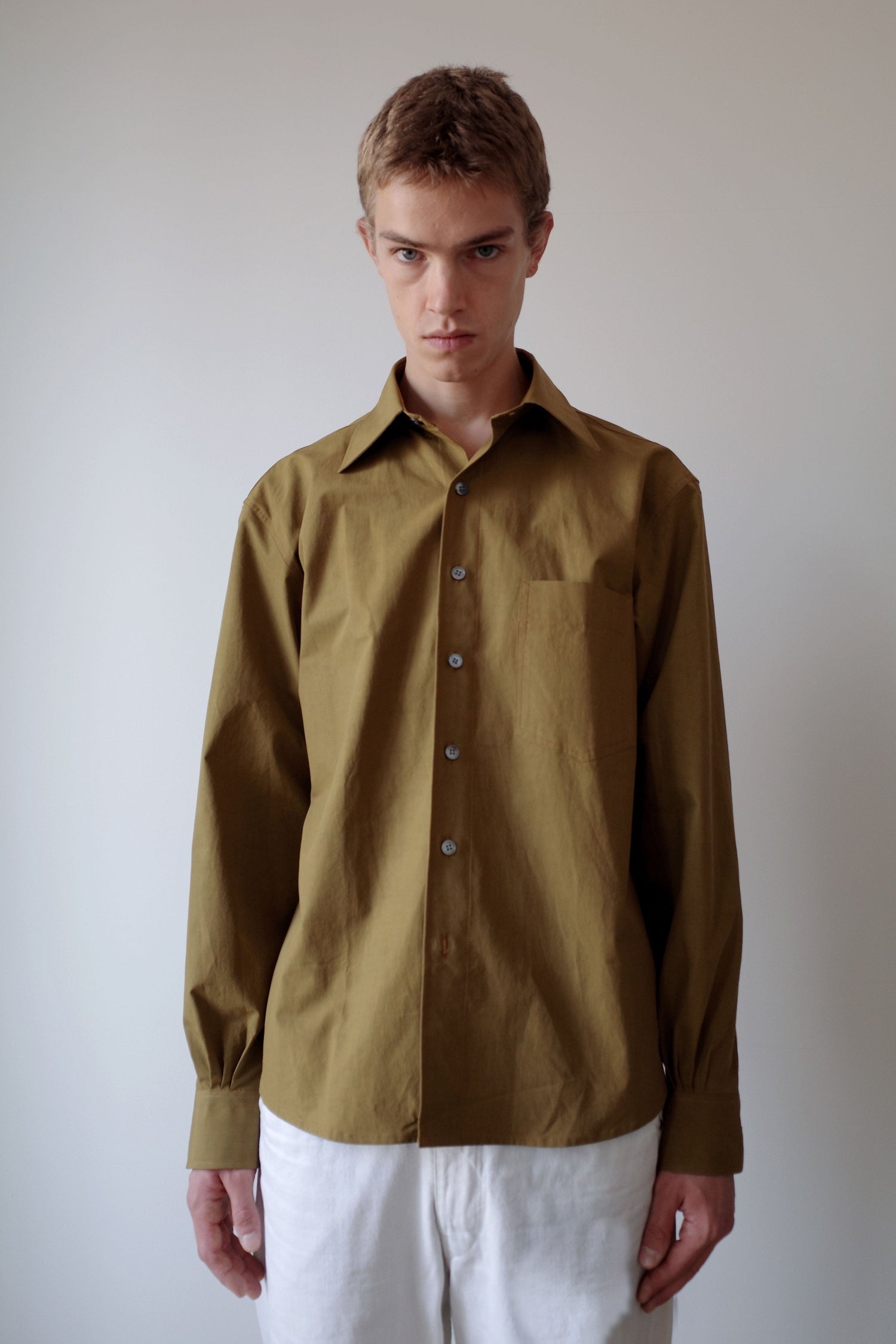 Camisas Manolo Olive Sobrecamisa Shirt