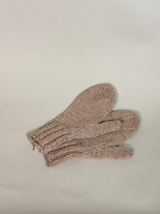 hand knit mitts