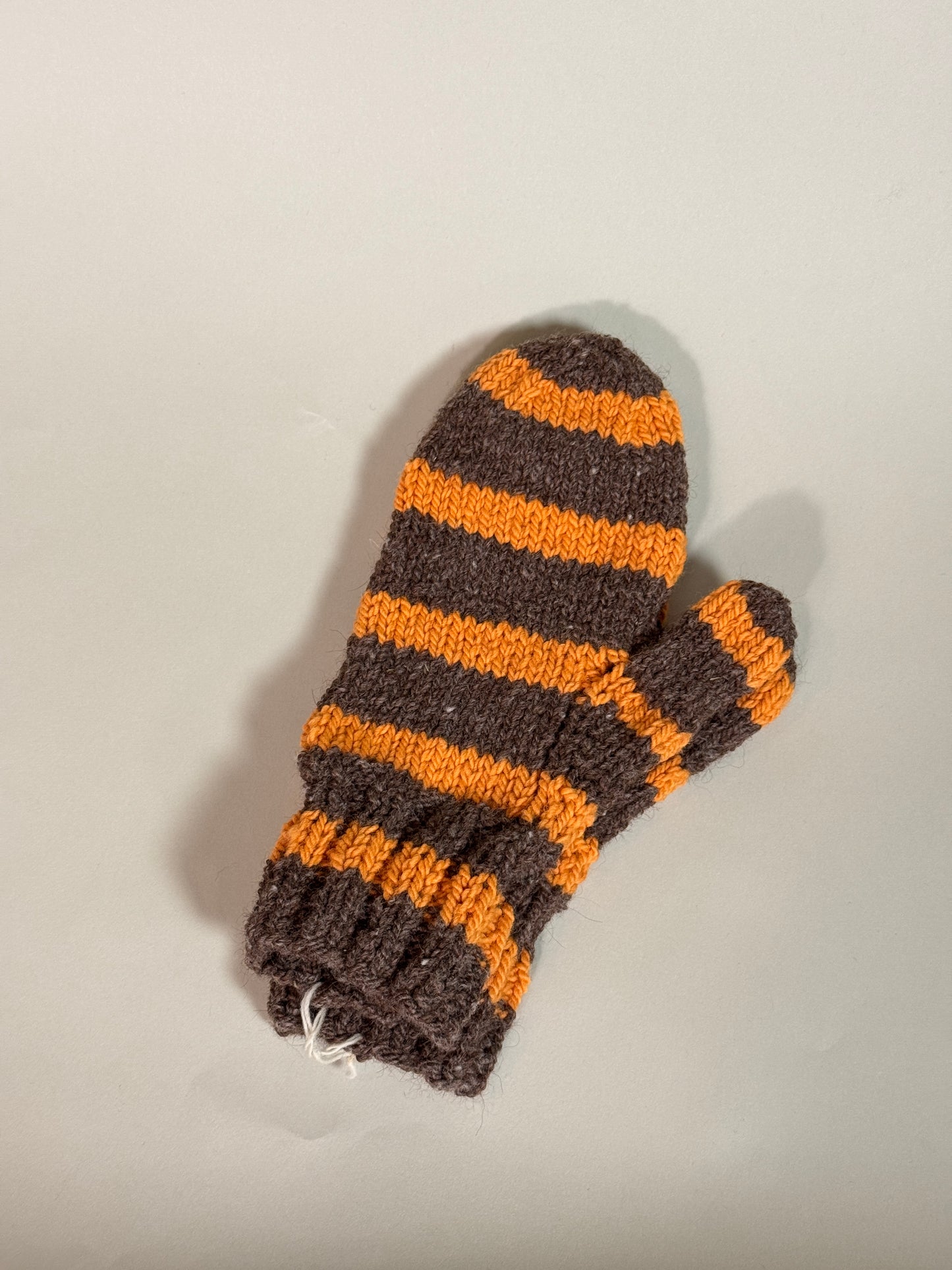 hand knit mitts