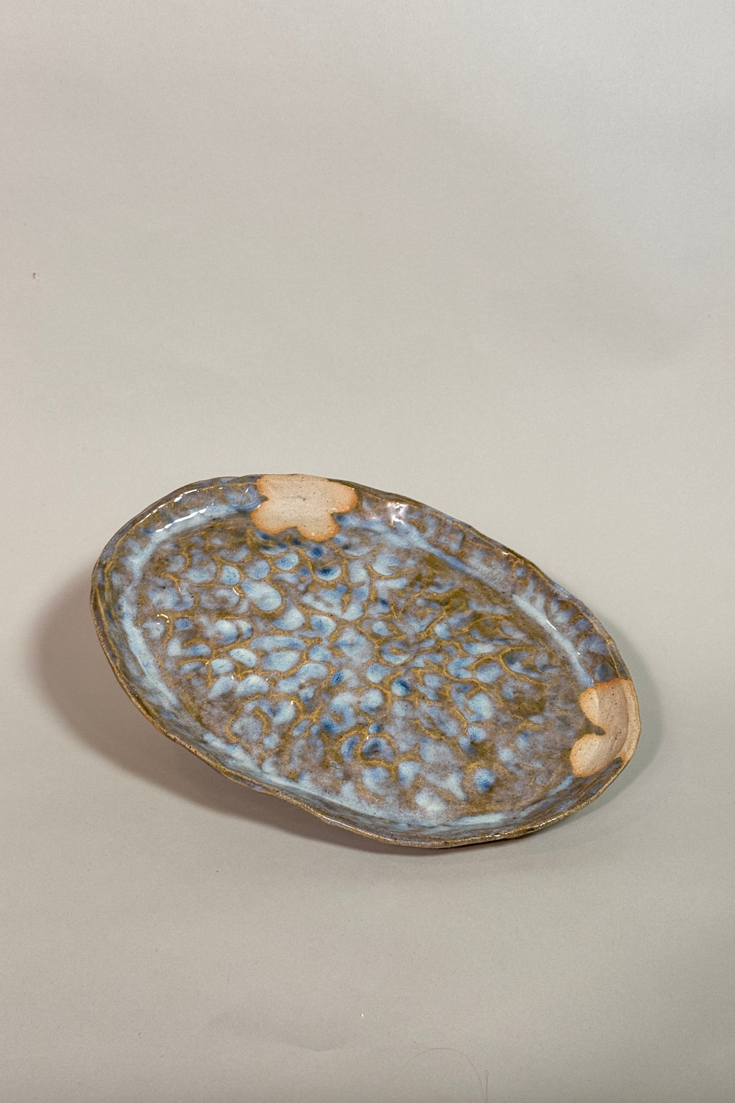 hand pinched plate