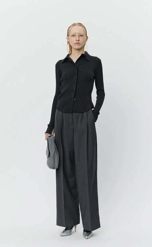 Knitted Rib Shirt