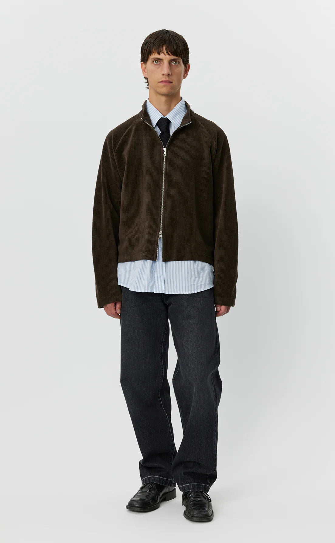 Leisure Zip Up Brown