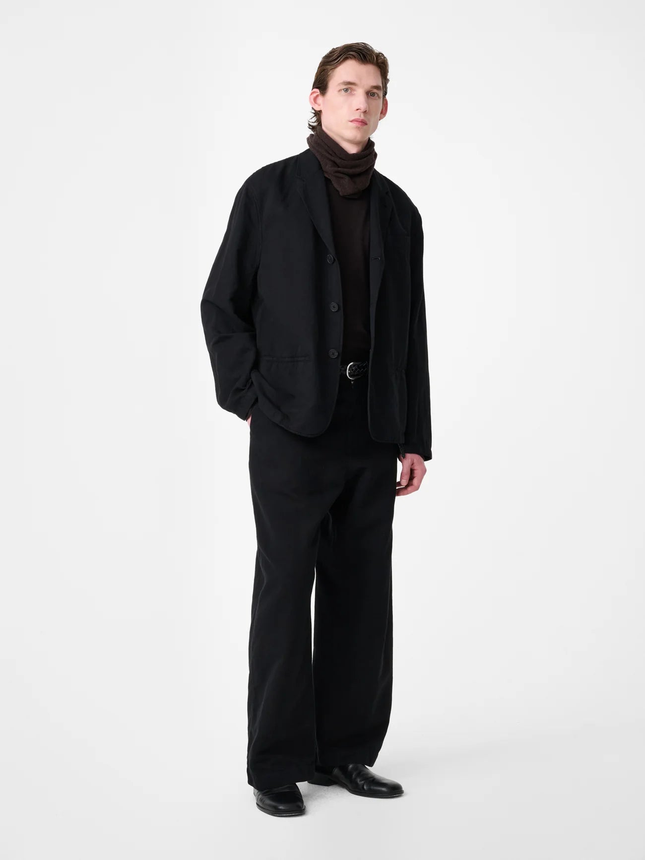 Minard Curved Leg Pant - Black
