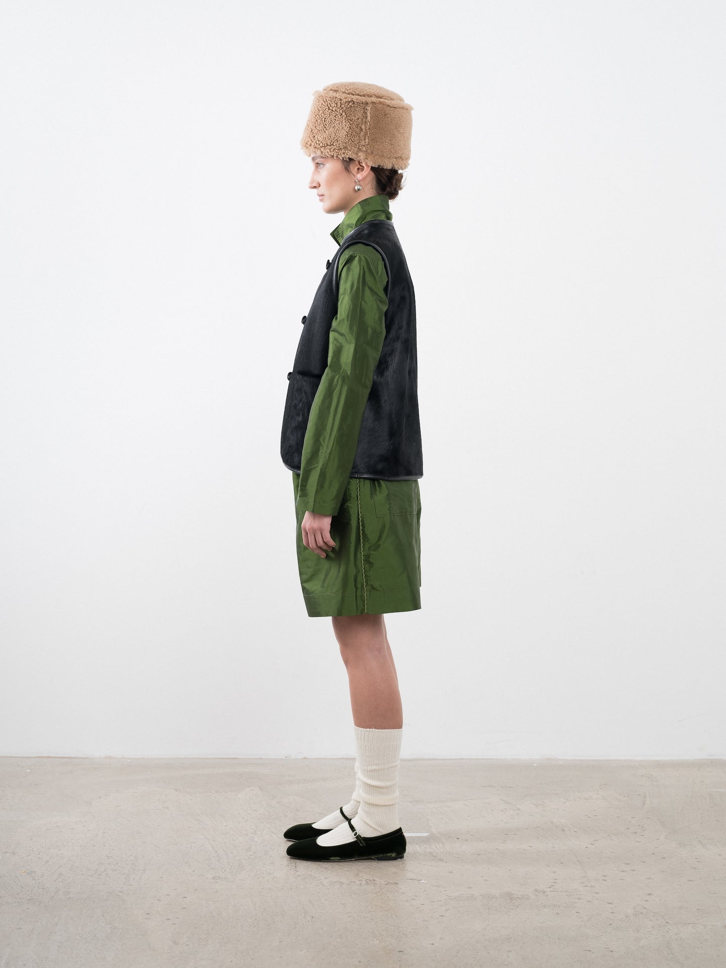 Ella Vest - Hair On Leather Hide