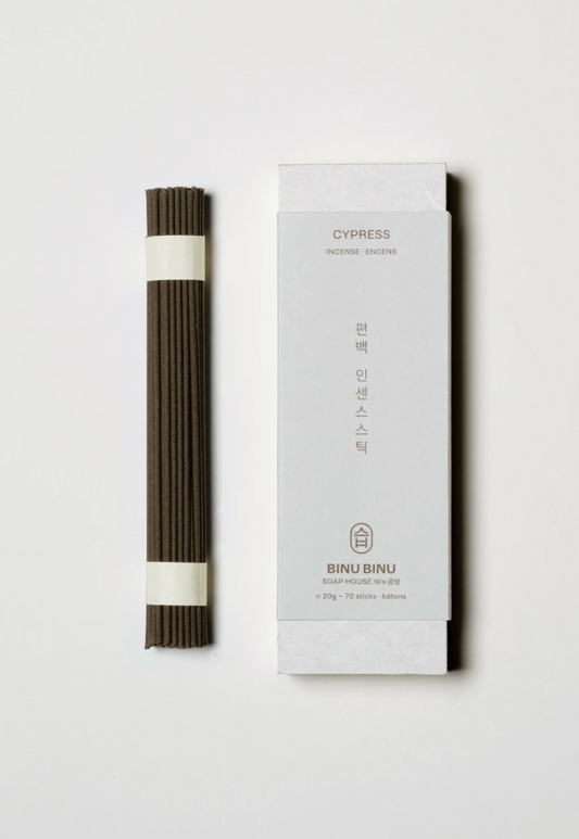 Incense sticks with packaging on a white background