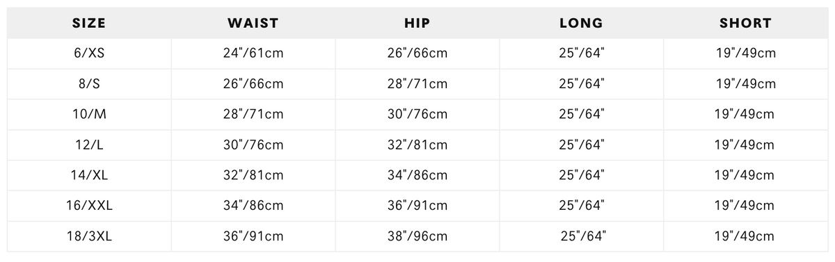 Size Guide