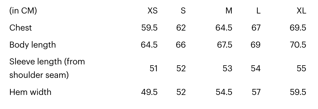 Size Guide