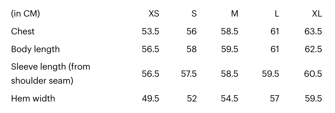 Size Guide