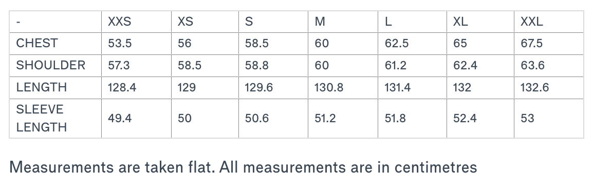 Size Guide
