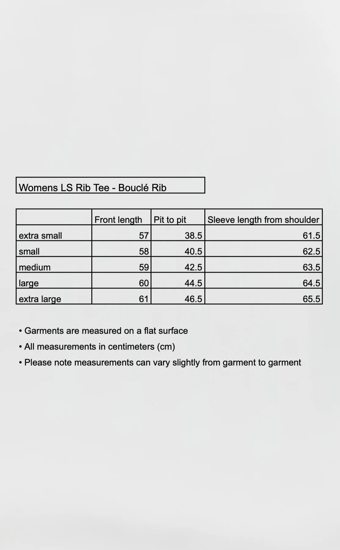 Size Guide