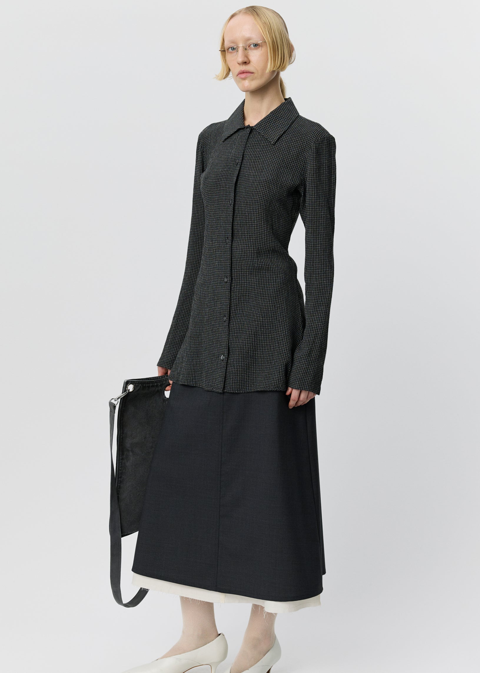mfpen Committee Shirt - Dark Grey Check