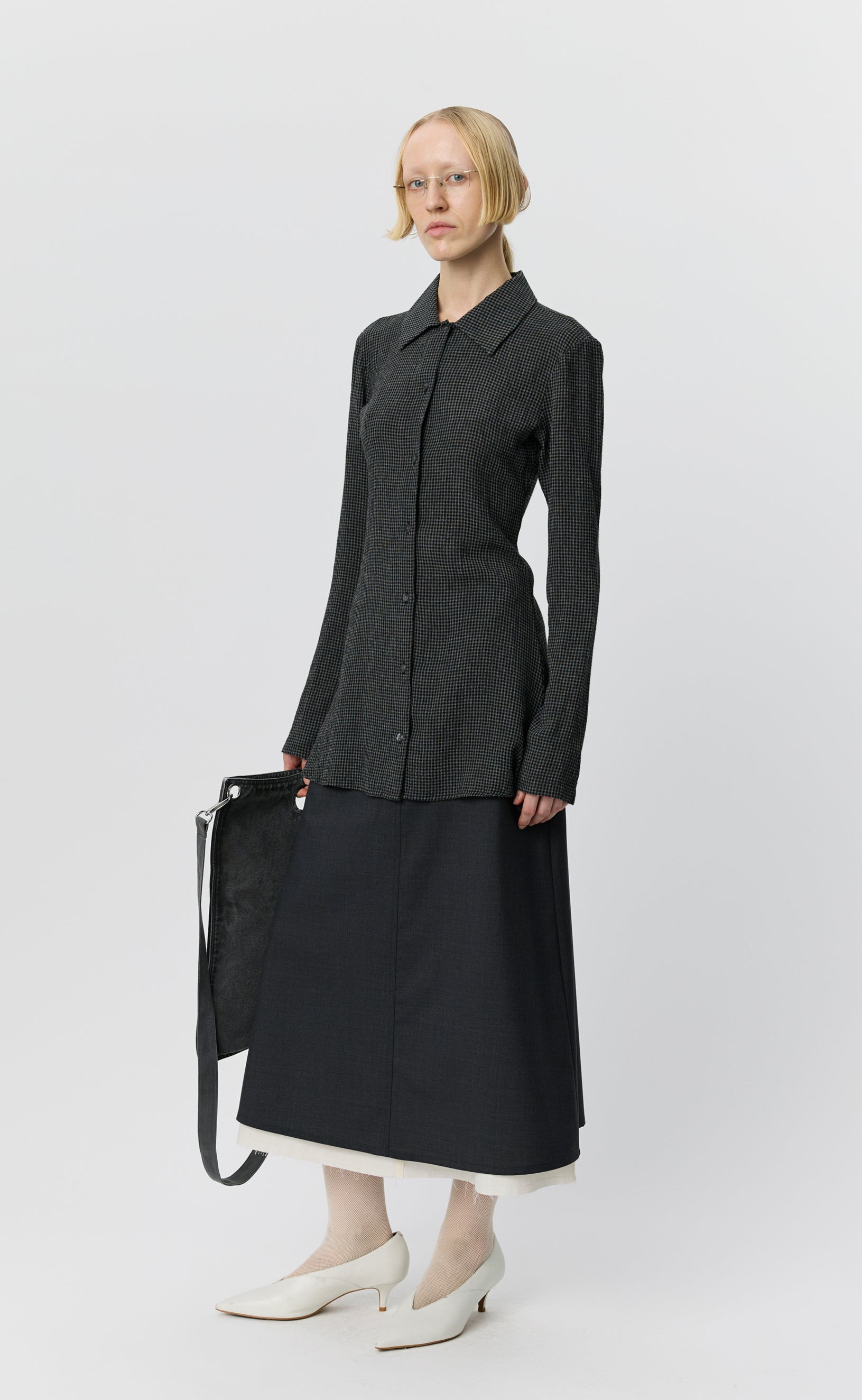 mfpen Committee Shirt - Dark Grey Check