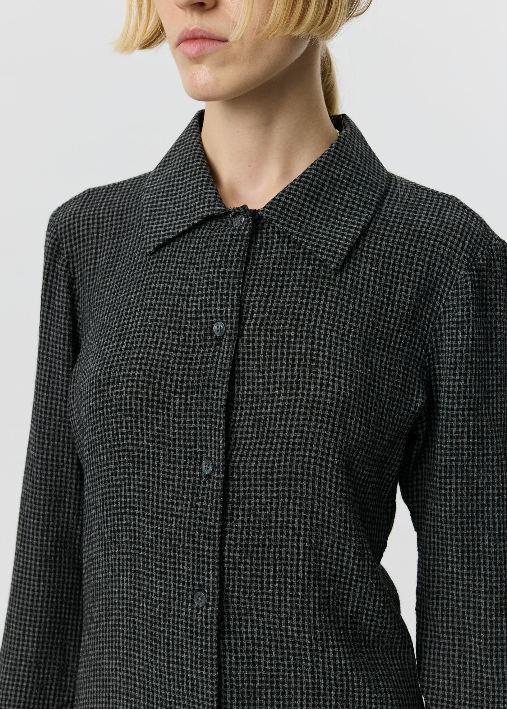mfpen Committee Shirt - Dark Grey Check