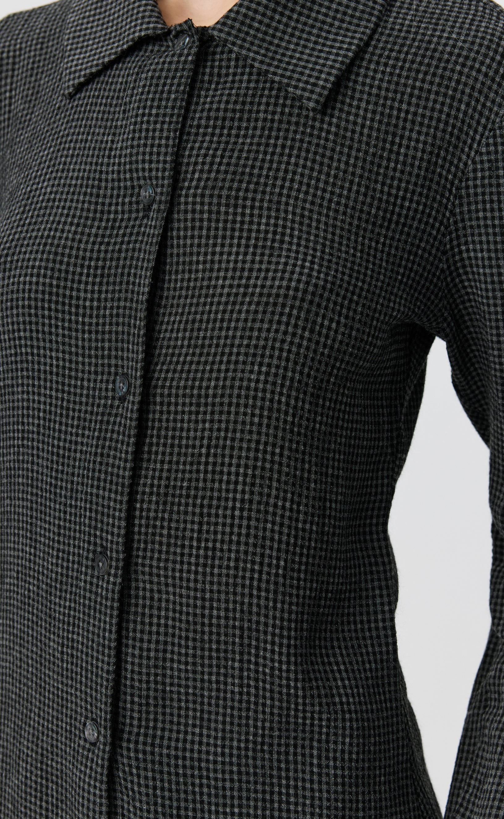 mfpen Committee Shirt - Dark Grey Check