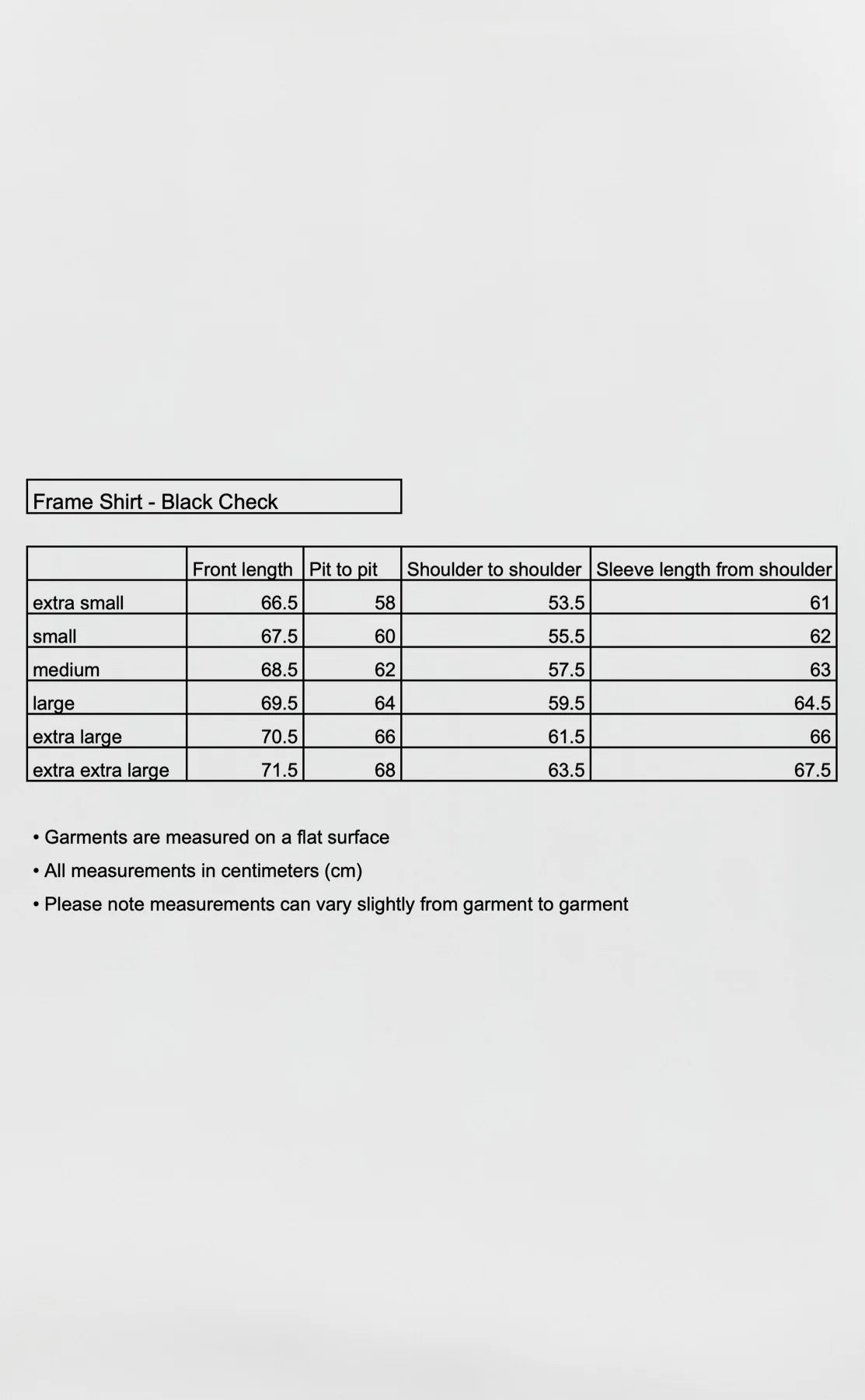 Size Guide